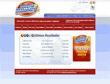 Tablet Screenshot of loteriasmillonarias.com